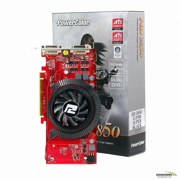 PowerColor �󵥿� HD 3850 Super Black 512MB ����