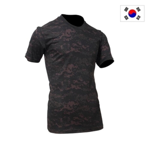쿨론 군헌터 검정 디지털 반팔 군인 군대 티셔츠 11562728