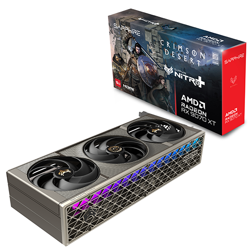 SAPPHIRE 라데온 RX 9070 XT NITRO+ OC D6 16GB 붉은사막 에디션_이미지