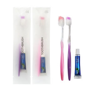 페리오 대용량 일회용 고급 미세모 5g 치약 칫솔세트