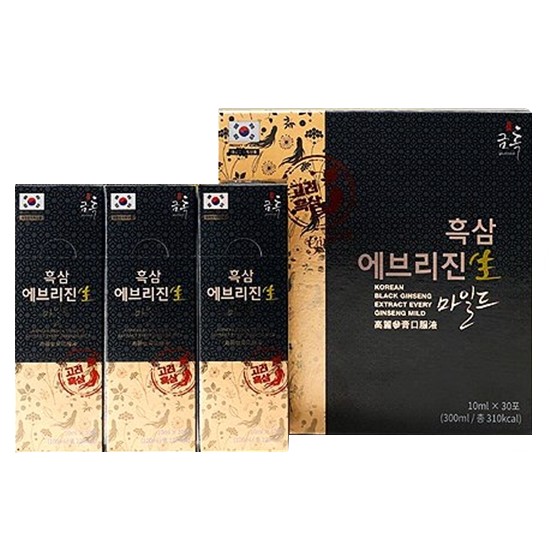 금산흑삼주식회사 금흑 흑삼스틱 에브리진생 마일드 10ml 30포 (1개)