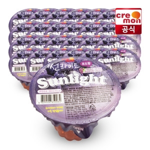 썬라이트 끄레몽 썬라이트 포도맛 180ml 24개