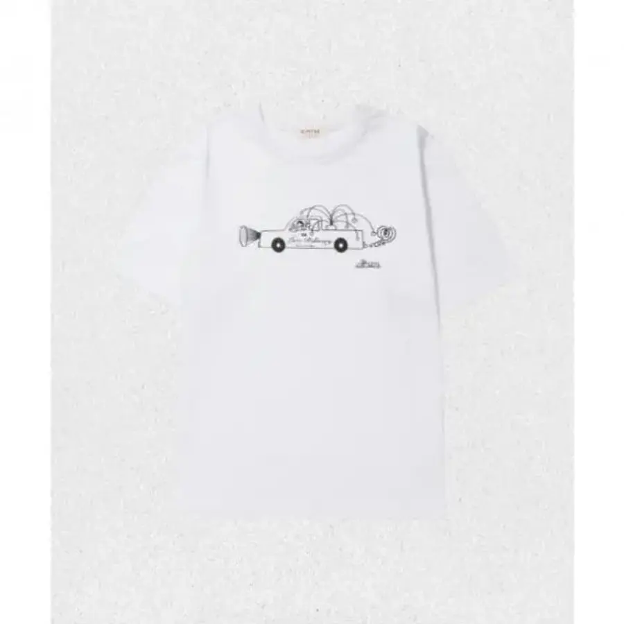 밈더워드로브 MIMTHEWARDROBE 러브딜리버리 티셔츠화이트 MW251HT5WH 1422823_이미지