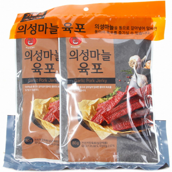 코주부B&F 의성마늘육포 80g (2개)_이미지