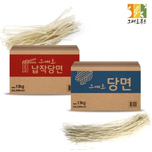 그대로푸드 납작당면 한식당면 13kg [1개]