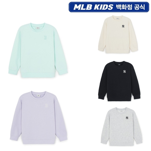 MLB MLB키즈 MTB03 베이직 스몰로고 맨투맨 7AMTB0361