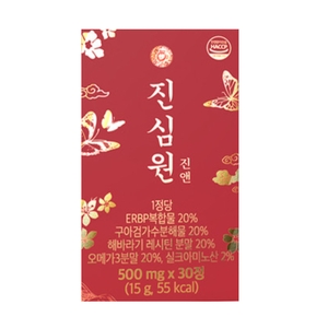 상상바이오 진앤 진심원 500mg 30정 (1개)