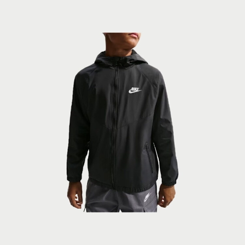 나이키 스포츠웨어 윈드러너 주니어 후드 리펠 재킷 IF2821-010