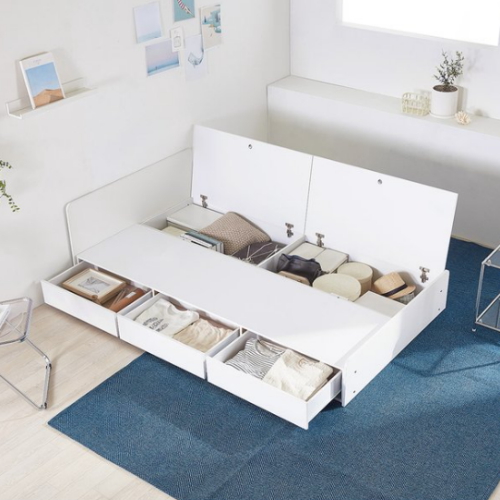 파로마 로벤2 수납 침대 SS (독립스프링)_이미지