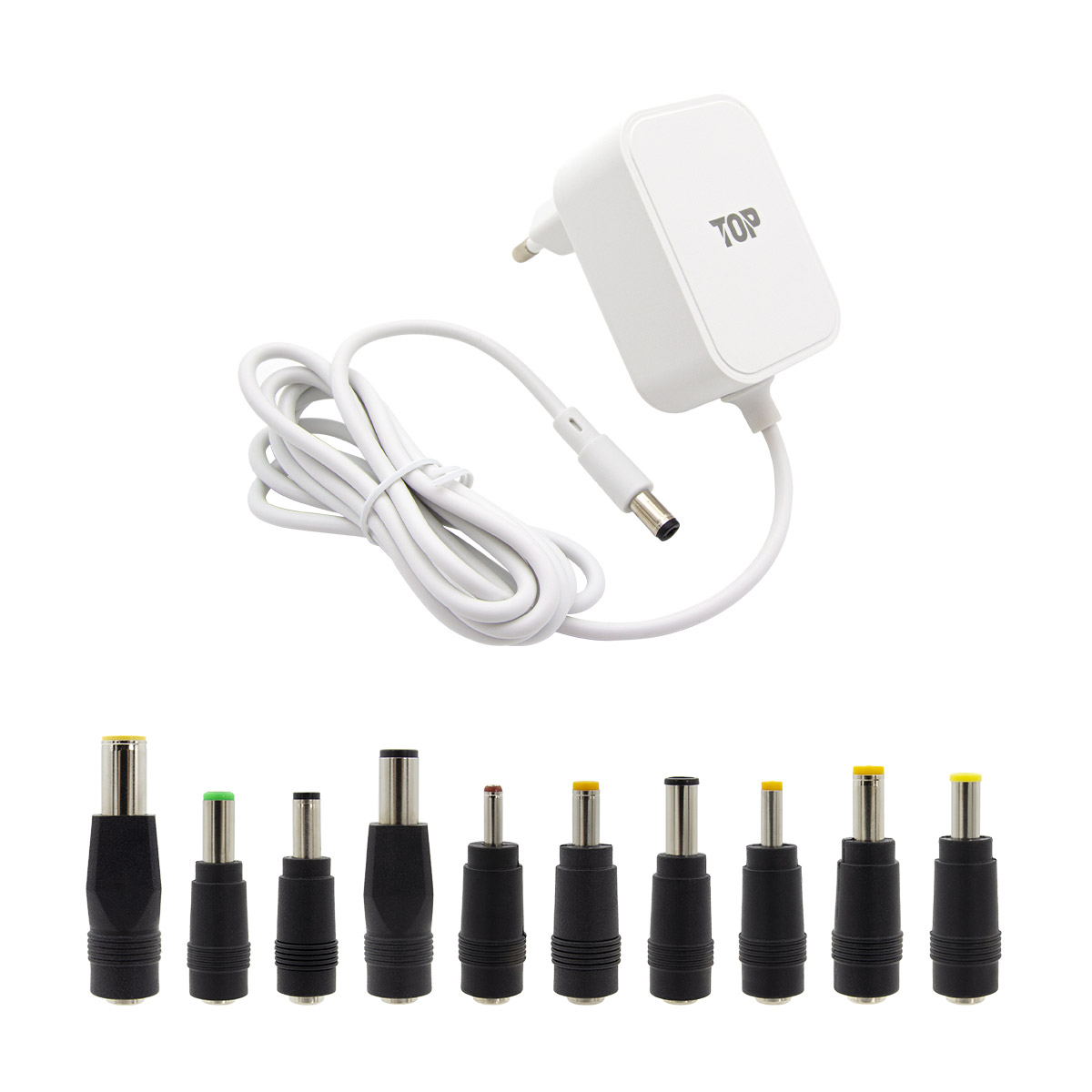 HDTOP DC 24V 1A 화이트 어댑터 (HT-AD168 / 10종 젠더)_이미지