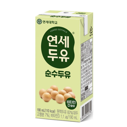 연세우유 순수두유 190ml (48개)_이미지