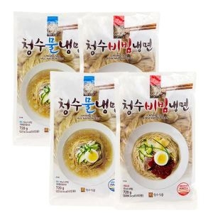 청수식품 청수 비빔냉면 720g (4개)_이미지