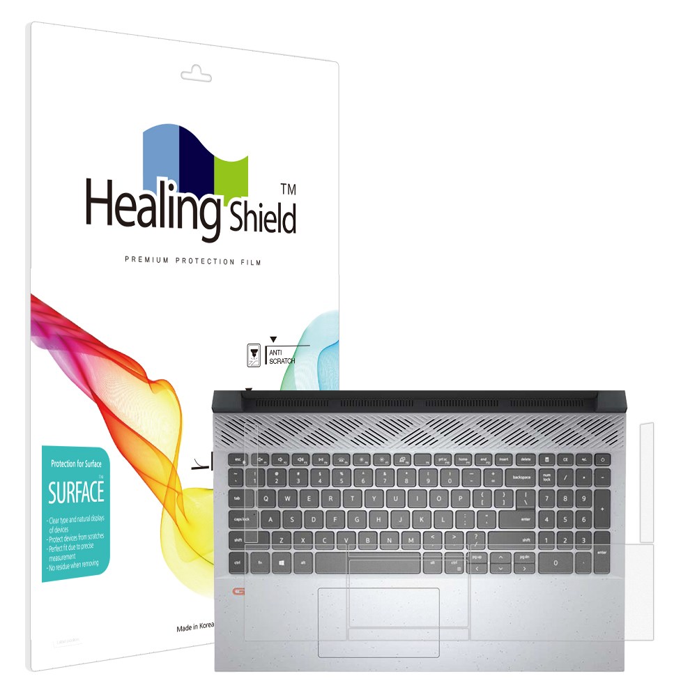 폰트리 힐링쉴드 델 G15 5515 무광 외부보호필름 팜레스트/터치패드 2매