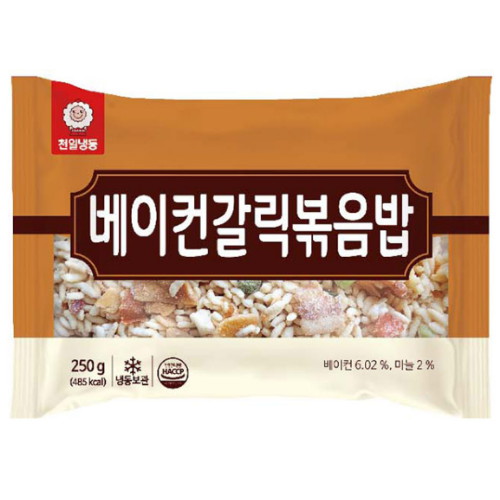 천일식품 베이컨갈릭볶음밥 250g (10개)