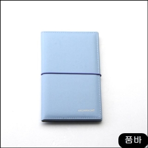 꼼꼬미 기자 메모 휴대용 여행 여권 바인더 저바다를보라