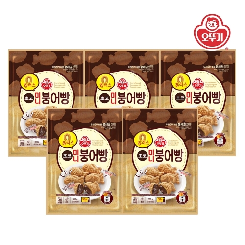 오뚜기 츄러스 미니 붕어빵 초코 300g (5개)_이미지