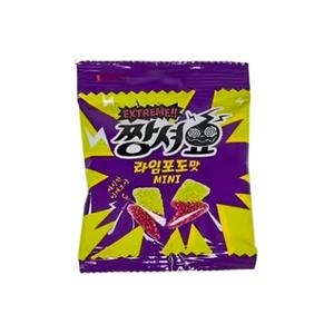롯데제과 짱셔요 라임포도맛 48g (3개)_이미지