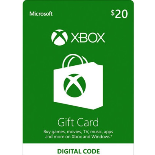 XBOX Live 기프트 카드 북미 20달러_이미지