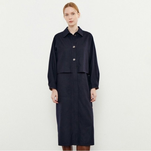 아이잗바바 울 셔츠 레이어드 롱 원피스 BPBA0OPP01_이미지