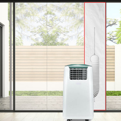 플러스비 이동식 에어컨 자바라 창문 칸막이 슬라이딩문 (1.5m)