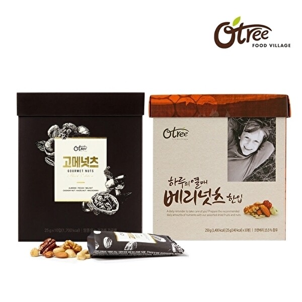 오트리푸드빌리지 고메 하루견과 셀렉션 25g 20개입 (1개)_이미지