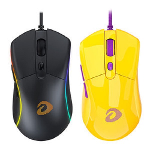 다얼유 A960 스톰 게이밍 마우스 (옐로우)