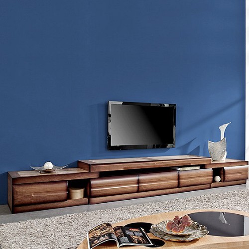 예작퍼니쳐 라인 몽블루 무늬목 거실장 2900_이미지