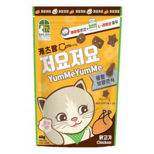 캐츠랑 저요저요 닭고기 60g (10개)_이미지