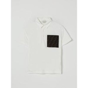펜디 Little Boys T shirt JMI4757AJ White F0TU9_이미지