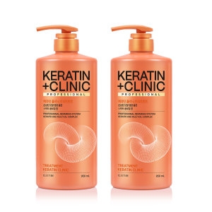 엘라스틴 케라틴 클리닉 단백질 고영양 약산성 트리트먼트 950ml (2개)_이미지
