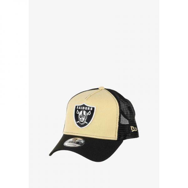 뉴에라 뉴 에라 라스베이거스 레이더스 NFL 투 톤 버스텔러블 포티 A-프레임 트러커 캡 검정색 6694180_이미지