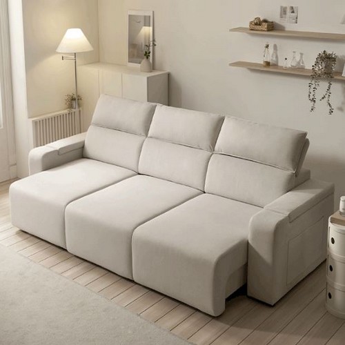 보니애가구 시에나 모션 슬라이드 데이비스 패브릭 소파 4인용_이미지