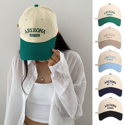 DYNN 볼캡모자 ARIZONA 로고 남녀공용 커플 5컬러 azi72352ll 본상품선택 네이비_이미지