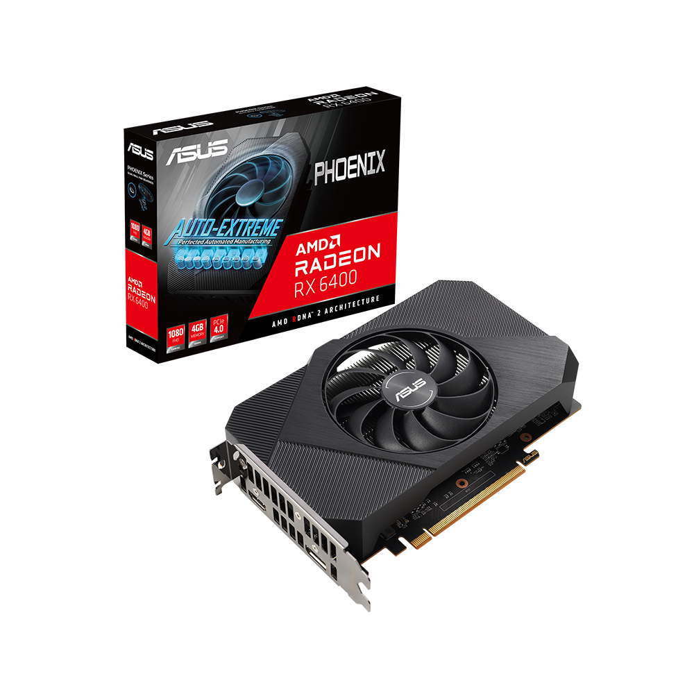 ASUS PH �󵥿� RX 6400 D6 4GB �����Ƽ����