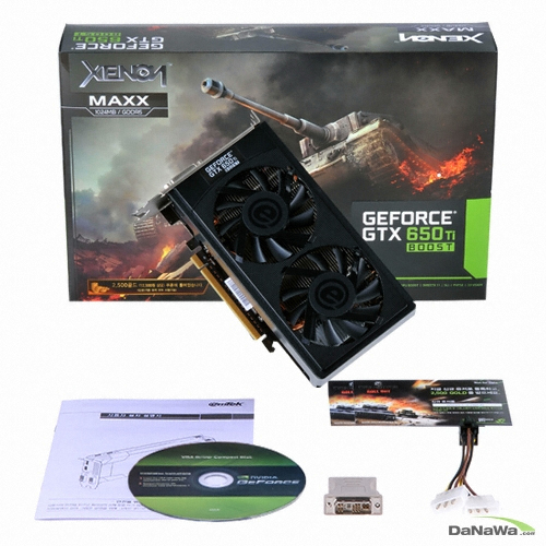 �̿��� XENON ������ GTX650 Ti BOOST MAXX D5 1GB Twin Cool