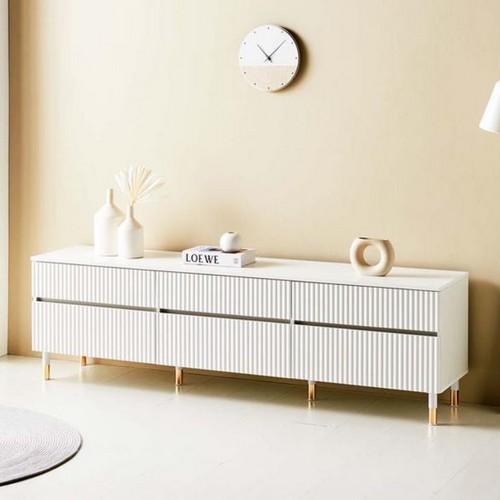 햇살맑은집 니프 높은 전체 서랍 거실장 1800