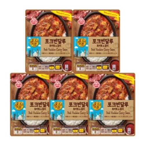 오뚜기 오즈키친 포크빈달루 180g (15개)
