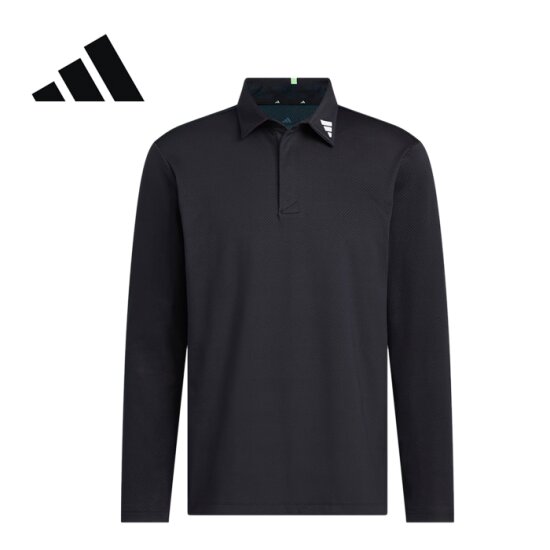 아디다스골프 자카드 폴로 긴팔 티셔츠 JN1238