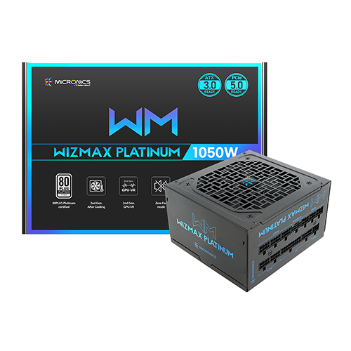마이크로닉스 WIZMAX 1050W 80PLUS플래티넘 풀모듈러 ATX3.0