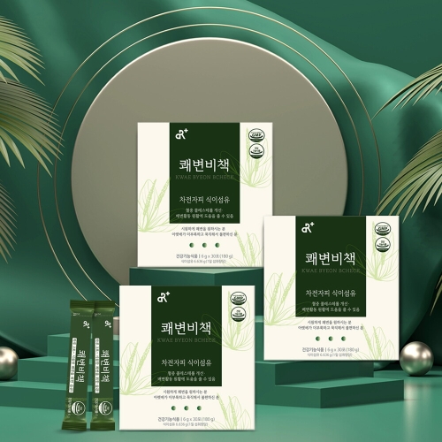 두리농산 쾌변비책 차전자피 식이섬유 30포 (3개)