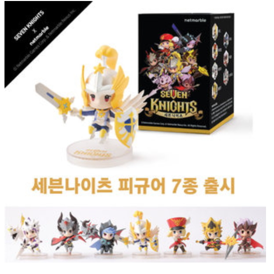 티아츠코리아 ㅤ세븐나이츠 피규어 (7종 세트)_이미지