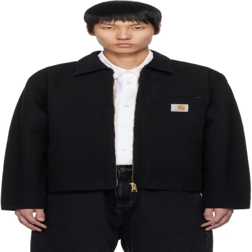 칼하트 블랙 디트로이트 자켓 I033112 00E02_이미지