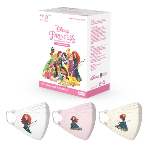 어린숨 엣지 디즈니 프린세스 아트심볼 메리다 뉴 초소형 30매입 (30매)_이미지