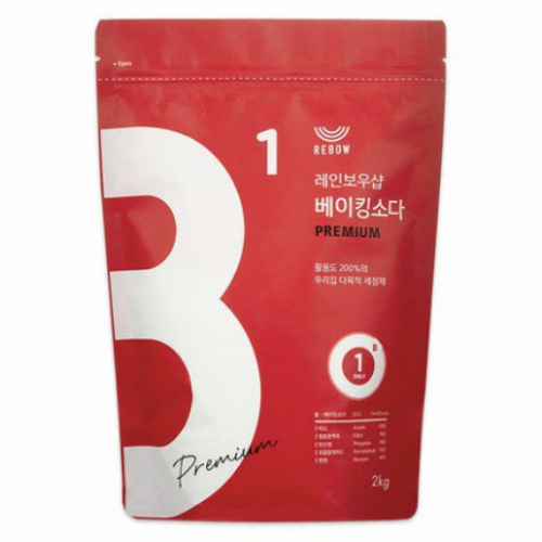 레인보우샵 베이킹소다 프리미엄 2kg (1개)_이미지