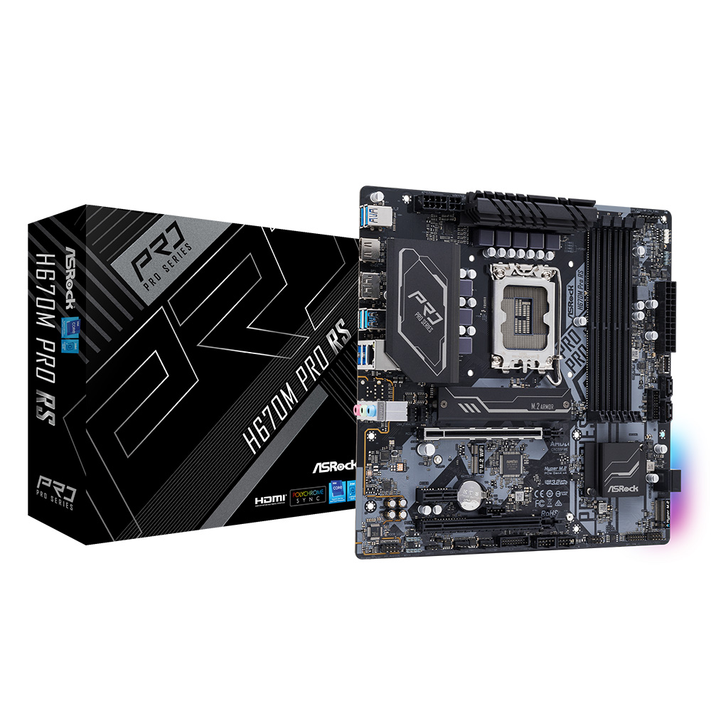 ASRock H670M Pro RS D4 에즈윈