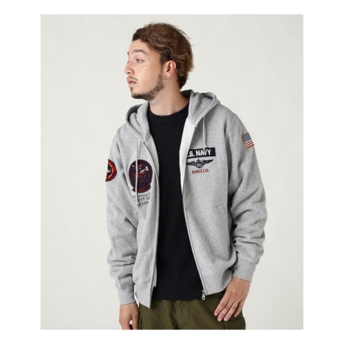 아비렉스 AVIREX 탑건 후드 재킷 PARKA DUST DEVILS 7833931012 후드집업