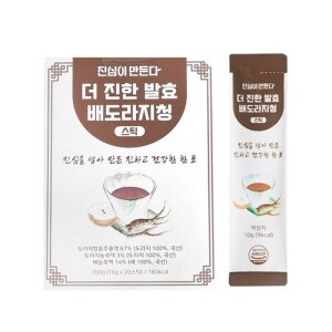 마음바른농부 진심이만든다 더 진한 발효 배<b>도라지</b><b>청</b> 스틱 10g 20포