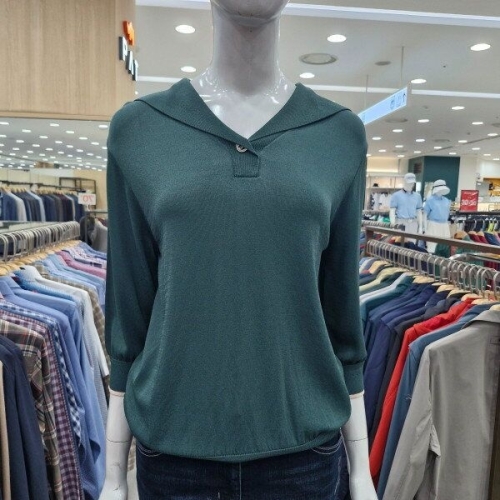 PAT 패플 여성 카라형 솔리드 풀오버/1J640022 700_IC