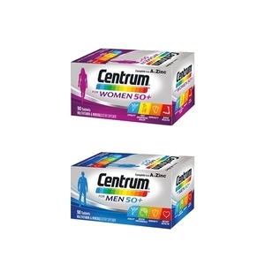 센트룸 멀티비타민 포 맨 50+ 90정 + 포 우먼 50+ 90정