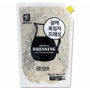 아워홈 행복한맛남 참깨 흑임자 드레싱 2kg (2개)_이미지